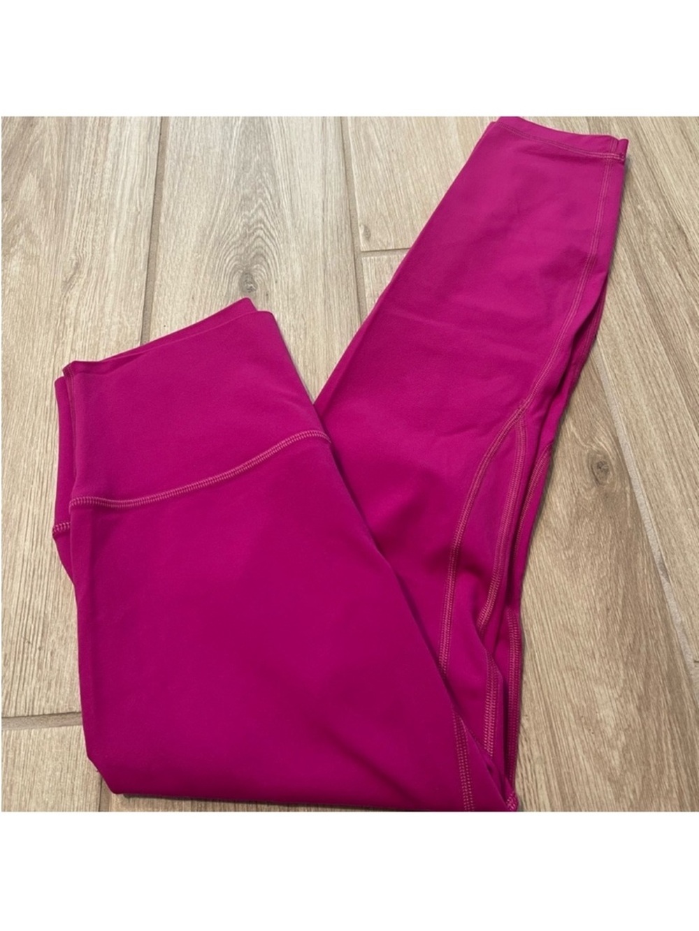 Lululemon Align High Rise Pants 25" Ripened Raspberry Sz 6 - Picture 5 of 10